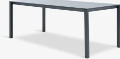 LANGET + KRISTIANSTADLANGET L207 table noir + 4 KRISTIANSTAD chaises vert