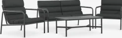 LILLESTROEMEnsemble lounge LILLESTROEM 4 personnes noir