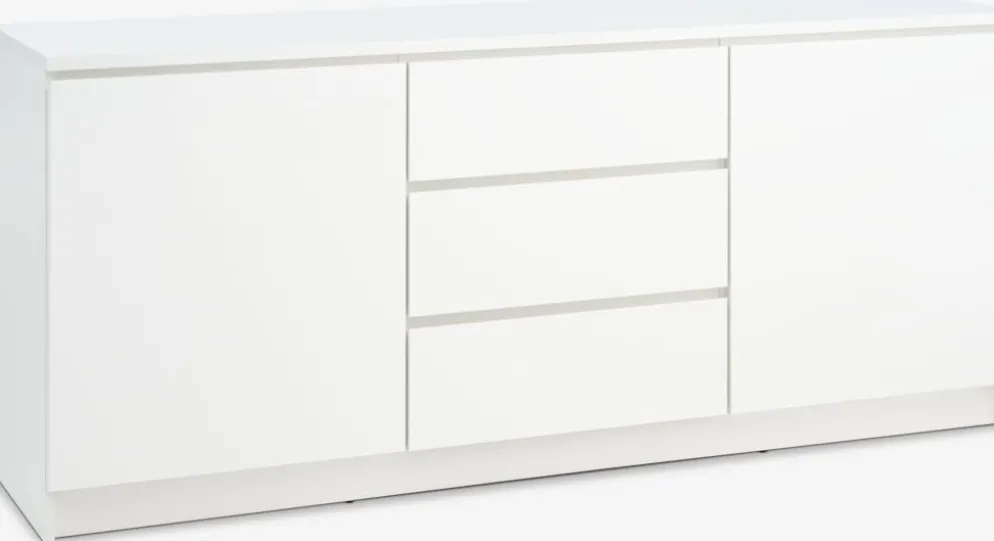 LIMFJORDENBuffet LIMFJORDEN 2 portes 3 tiroirs blanc