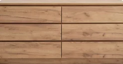 LIMFJORDENCommode 3+3 tiroirs LIMFJORDEN coloris chêne naturel