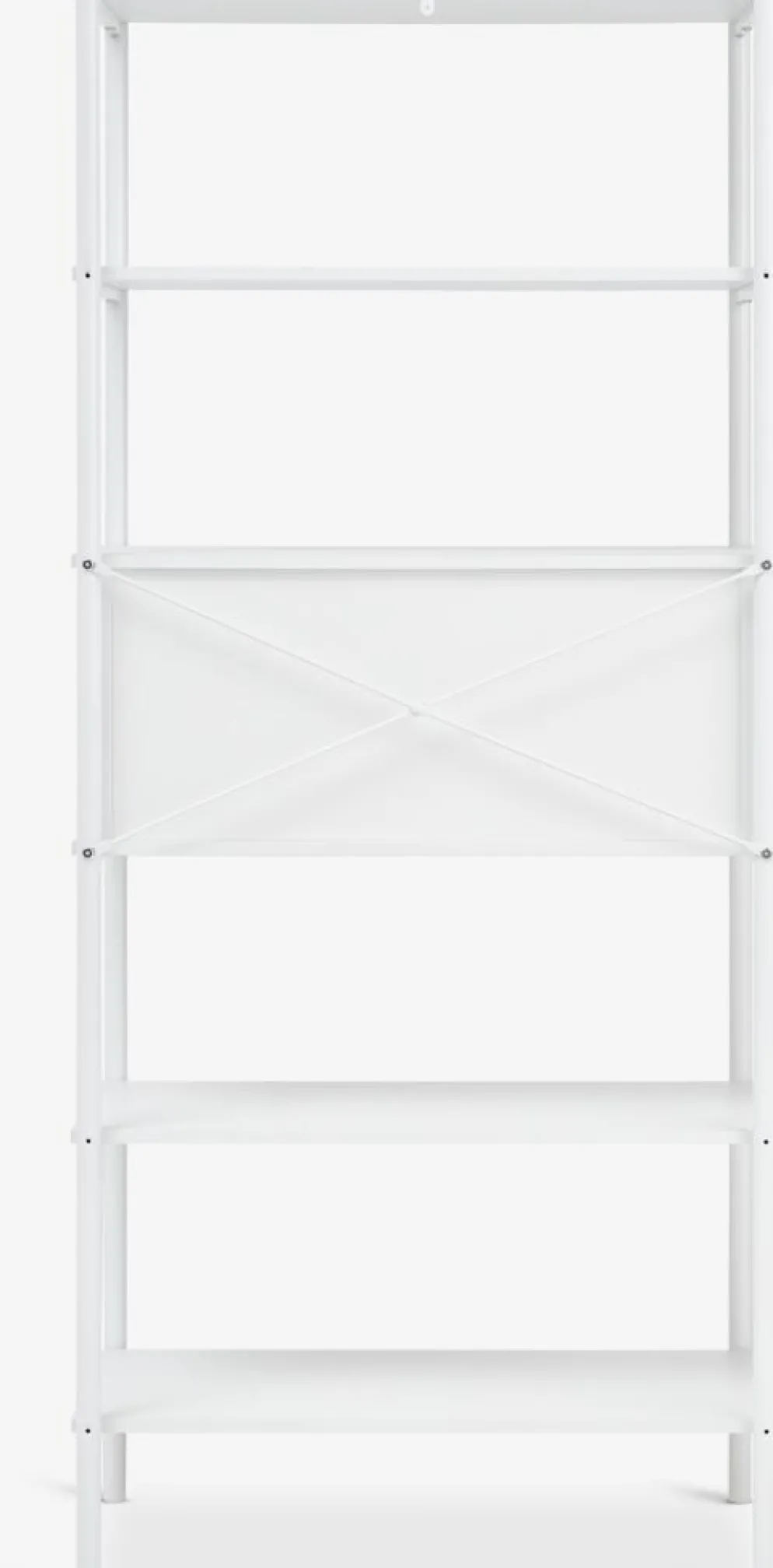 LINDVEDÉtagère LINDVED 6 tablettes 2 portes blanc