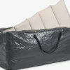 LJUVSac de rangement pour coussins LJUV l45xL125 gris