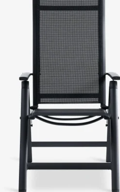 LOMMAChaise inclinable LOMMA noir