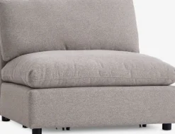 LYBYModule canapé LYBY central tissu sable