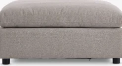 LYBYModule canapé LYBY méridienne/pouf tissu sable