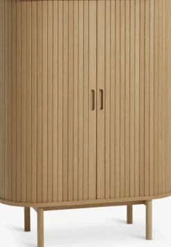 LYNGVIGArmoire LYNGVIG 90 cm 2 portes tambours chêne naturel
