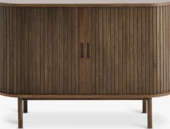 LYNGVIGBuffet LYNGVIG 120 cm 2 portes tambours chêne foncé