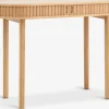 LYNGVIGConsole LYNGVIG 50x110 2 portes tambours chêne naturel