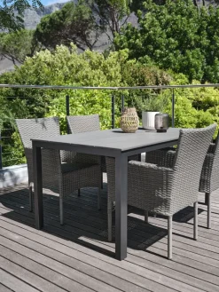 MARIELYST + AIDTMARIELYST L150 table + 4 AIDT chaises gris