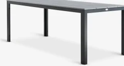 MARIELYST + INGSTRUPMARIELYST L205 table gris + 4 INGSTRUP chaises noir