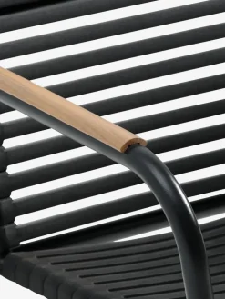 NABEChaise empilable NABE noir