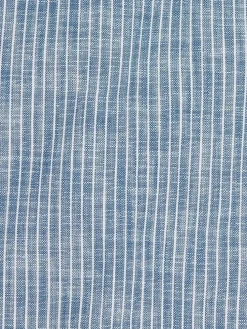 NINNAGoldParure de lit NINNA Fils teints 240x220 bleu