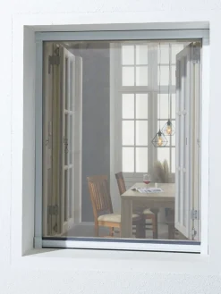 NYORDMoustiquaire enroulable NYORD 130x160 fenêtre blanc