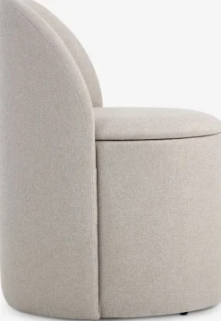 ODDUMFauteuil lounge ODDUM a/rangement tissu beige