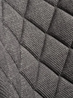 PEBRINGEChaise de bureau PEBRINGE tissu gris foncé/noir