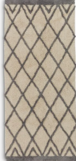 PENGEURTTapis PENGEURT 70x160 blanc cassé/gris