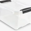 PROBOXBoîte de rangement PROBOX 32L a/couvercle transparent