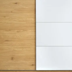 RABERGArmoire RABERG 200x200 a/miroir coloris chêne chaud