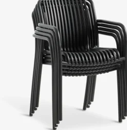 RADSTRUP + NABBENRADSTRUP Ø60 table + 2 NABBEN chaises noir