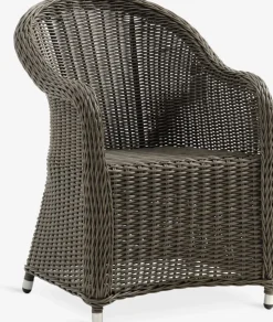 RANGSTRUP + GAMMELBYRANGSTRUP Ø130 table naturel + GAMMELBY chaises gris