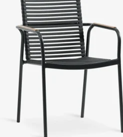 RANGSTRUP + NABERANGSTRUP Ø130 table naturel/noir + 4 NABE chaises noir