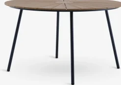 RANGSTRUPTable de jardin RANGSTRUP Ø130 naturel/noir