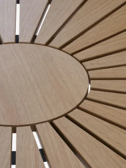 RANGSTRUPTable de jardin RANGSTRUP Ø110 naturel/noir