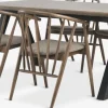 SANDBY + LYKSBORGSANDBY L160 table chêne foncé + 4 LYKSBORG chaises ch. f.