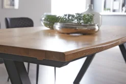 SANDBYTable SANDBY 100x210 chêne naturel/noir