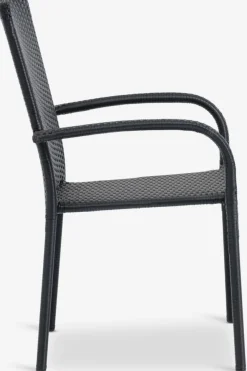 SANDVIKA + GUDHJEMSANDVIKA L65 table + 2 GUDHJEM chaises noir