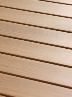 SANDVIKA + NABESANDVIKA L65 table naturel + 2 NABE chaises noir