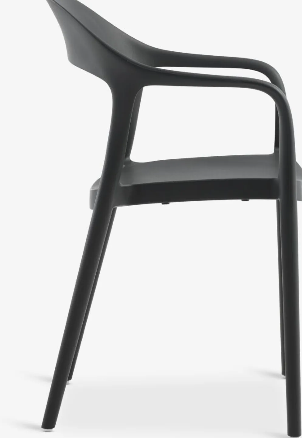 SIRDAL + NANNESTADSIRDAL L91 table eucalyptus + 4 NANNESTAD chaises gris foncé