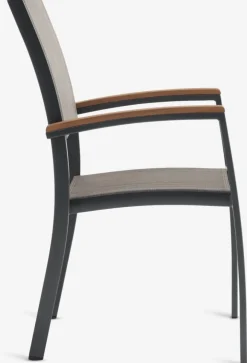 SIRDALChaise empilable SIRDAL gris