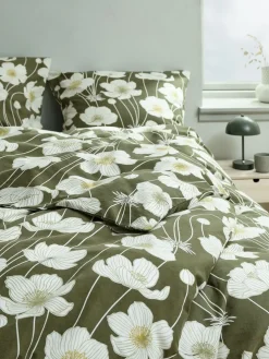 SIWPlusParure de lit Flanelle SIW 240x220 olive