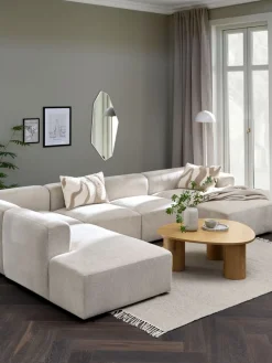 SKEJBYCanapé modulable SKEJBY 5pers. méridenne/extrémité beige