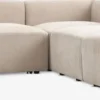 SKEJBYCanapé modulable SKEJBY 5 personnes angle beige