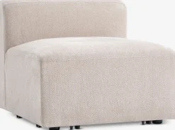 SKEJBYModule canapé SKEJBY central tissu beige
