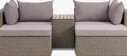 SOLNAEnsemble lounge modulable SOLNA 4 personnes naturel