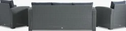 STAVERNEnsemble lounge STAVERN 5 personnes gris