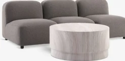 STORLIEN + TANELounge set STORLIEN aspect travertin + TANE 3 pers sable f.