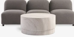 STORLIEN + TANELounge set STORLIEN aspect travertin + TANE 3 pers sable f.
