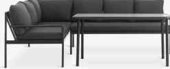 STROEMSTADEnsemble lounge STROEMSTAD 6 personnes noir