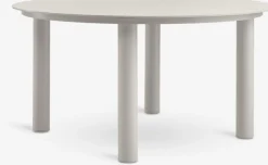 SURNADAL + INGSTRUPSURNADAL Ø150 table + 4 INGSTRUP chaises beige