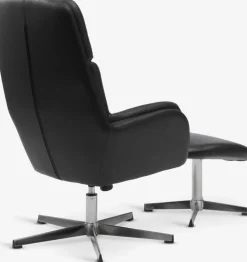 TANKEDALFauteuil inclinable a/repose-pieds TANKEDAL noir