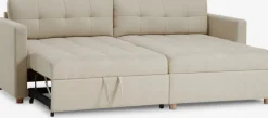 TEGLHUSECanapé convertible méridienne TEGLHUSE tissu beige