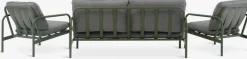 TEGLUMEnsemble lounge TEGLUM 4,5 personnes vert olive