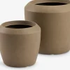 TEISTBac à fleurs TEIST Ø34/25 brun 2pcs/lot
