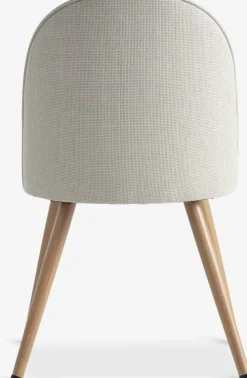 THORUPChaise THORUP tissu beige/coloris chêne naturel
