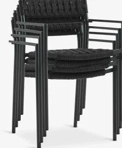 TRILLEVALLENChaise empilable TRILLEVALLEN noir