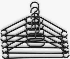 TRYGVECintres TRYGVE noir 5pcs/pqt
